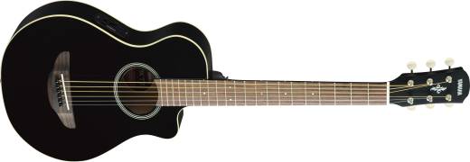 Yamaha - 3/4 Size Acoustic/Electric Guitar - Black